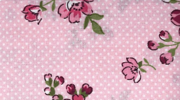 Sweet Pink Floral Reusable Beeswax Bread Wrap – 18” x 22”