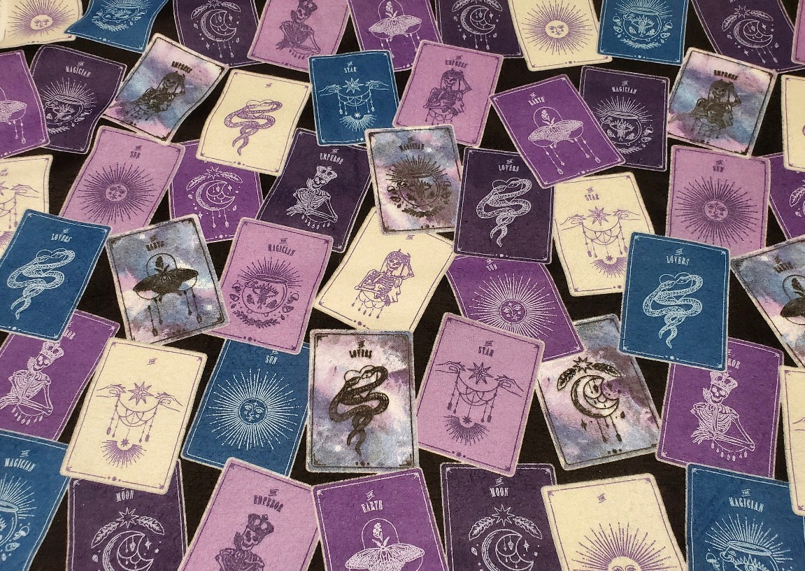 Mystic Tarot Cards 2-Ply Dish Towels