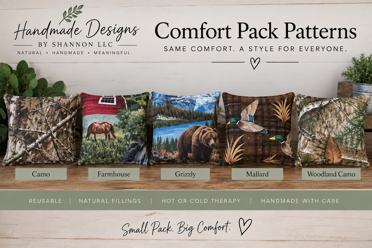 Handmade Comfort Packs – Reusable Hot & Cold Therapy Packs