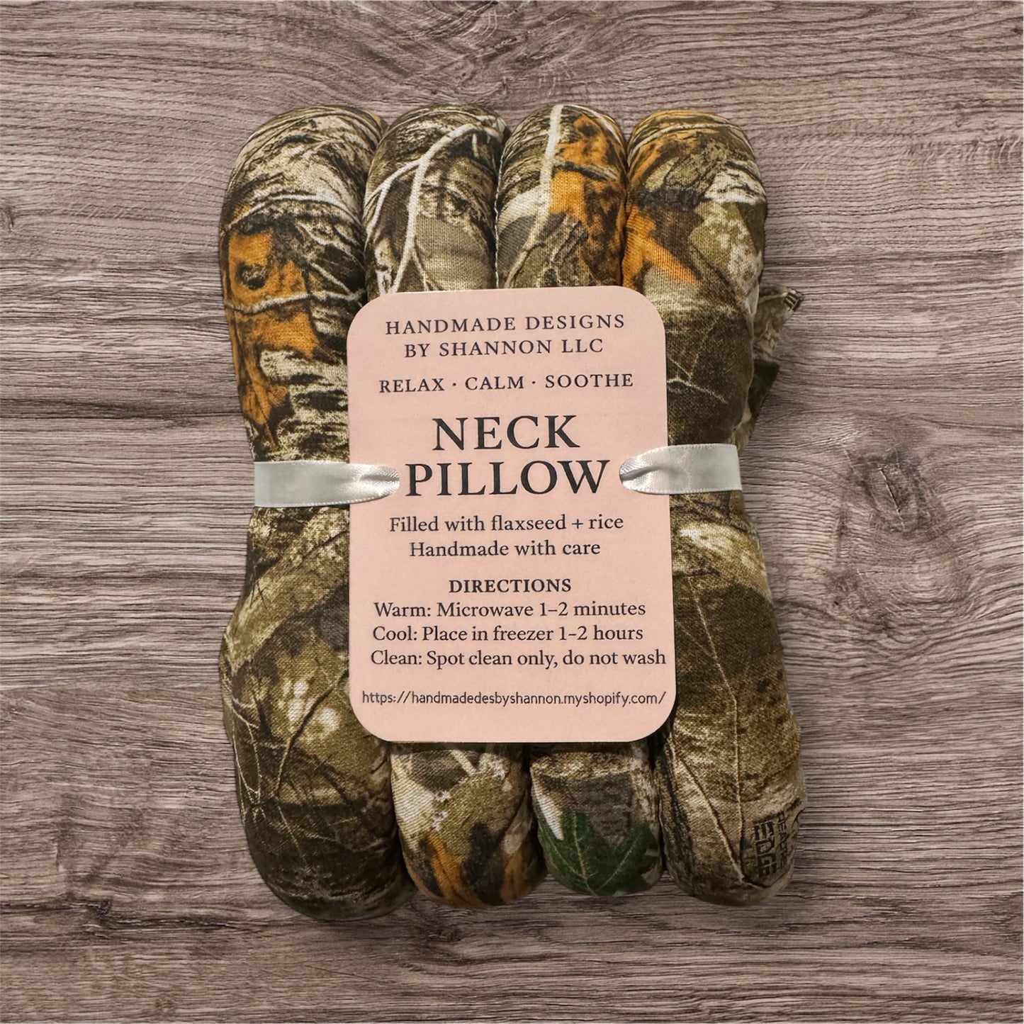 Camo Neck Pillow – Hot & Cold Therapy