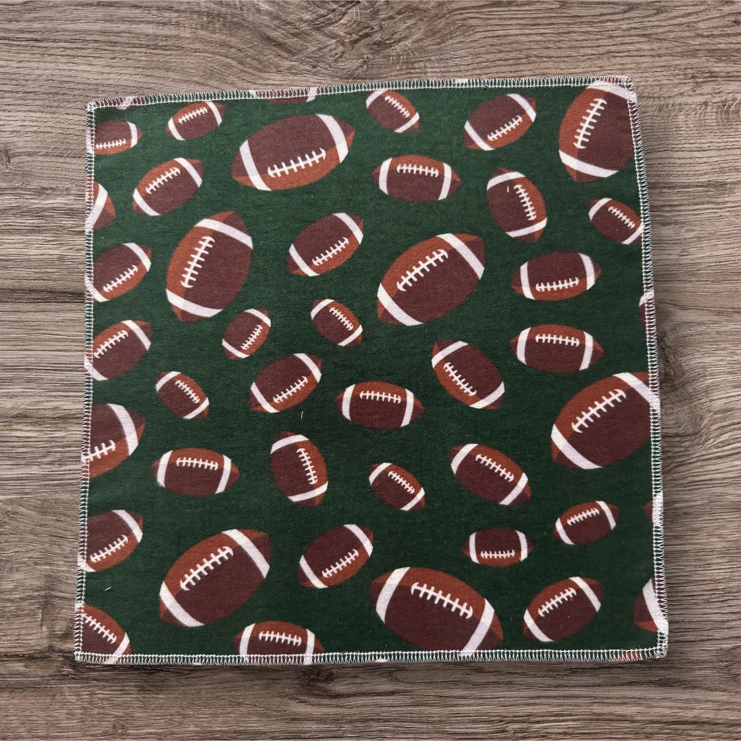 Reusable Paper Towels – Football Print (6-Pack) | Eco-Friendly & Washable