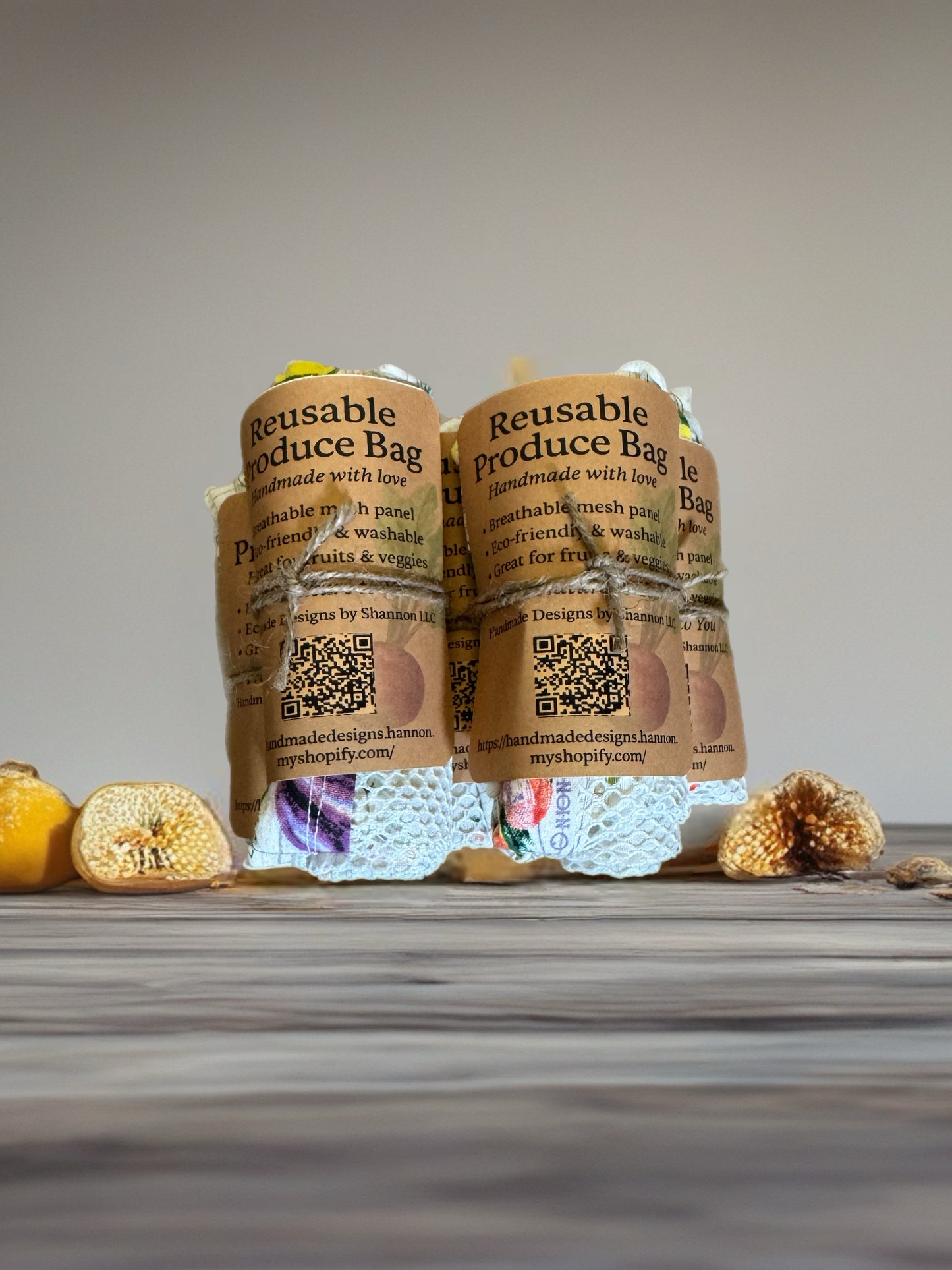 Reusable Produce Bag – Handmade Mesh Market Bag