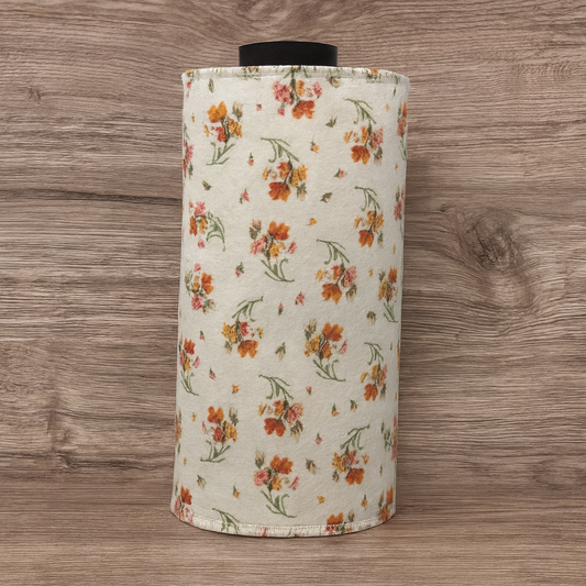 Reusable Paper Towels – Cream Floral Print (6-Pack) | Eco-Friendly & Washable