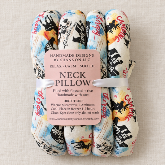 Camping Adventure Flaxseed & Rice Neck Pillow