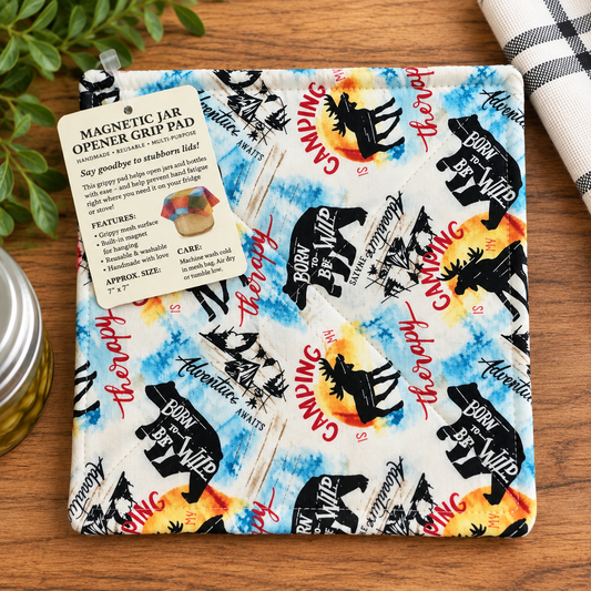 Camping Adventure Magnetic Jar Opener Grip Pad