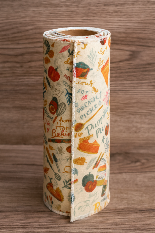 Reusable Paper Towels – Baking Print (6-Pack) | Eco-Friendly & Washable