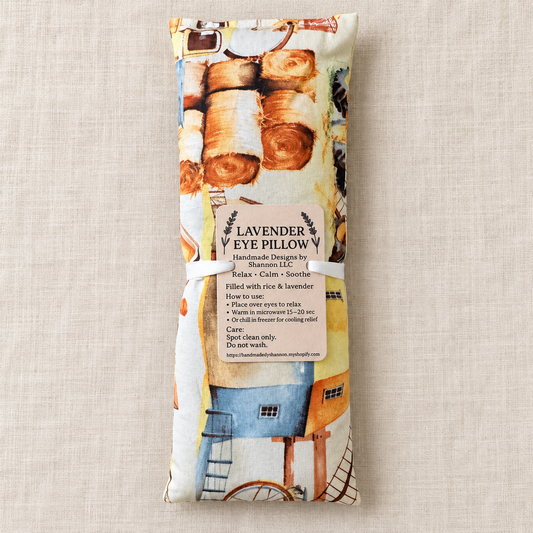 Farmhouse Tractor Eye Pillow