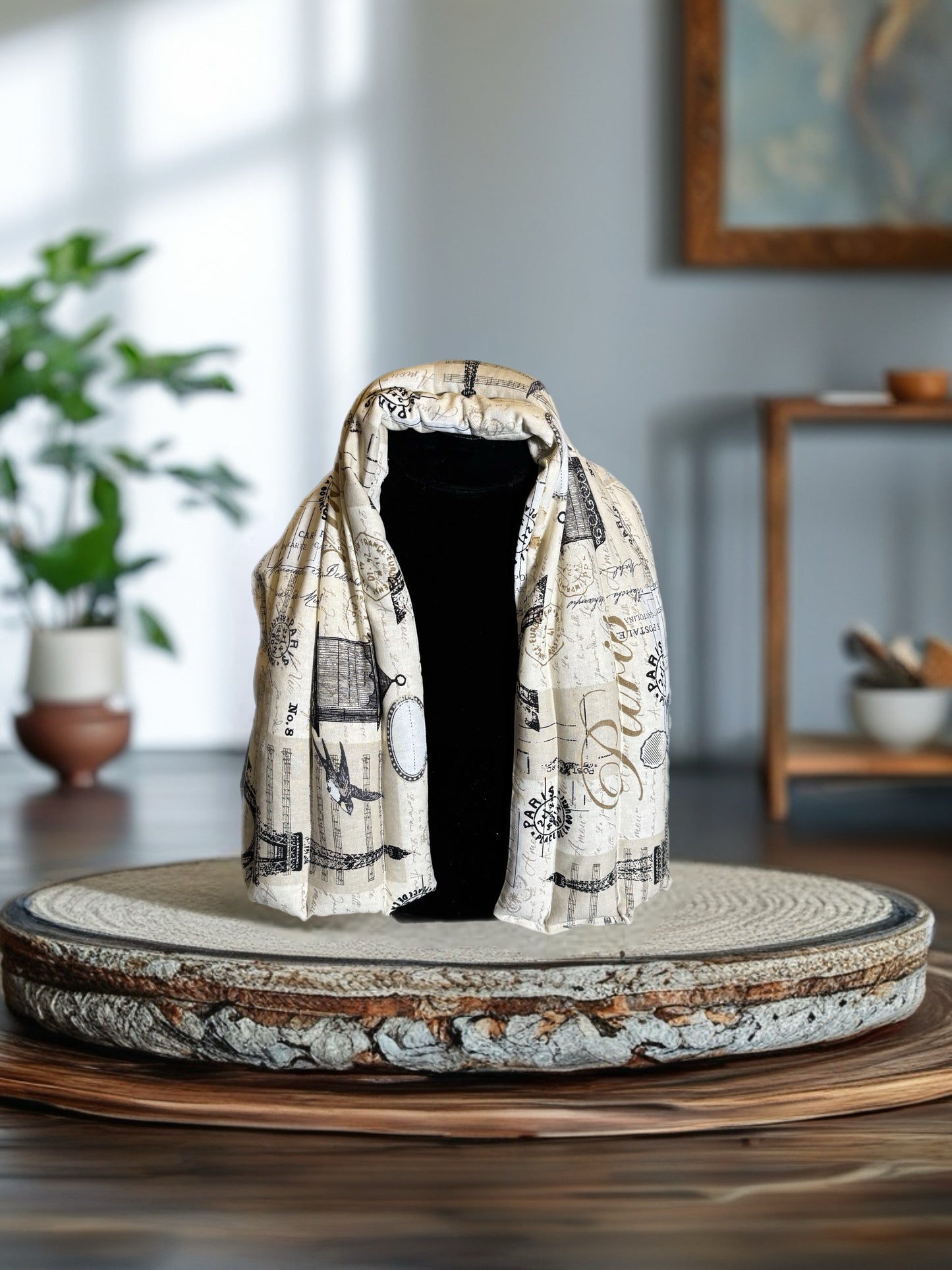 Flaxseed & Rice Neck Pillow – Microwaveable Eco-Friendly