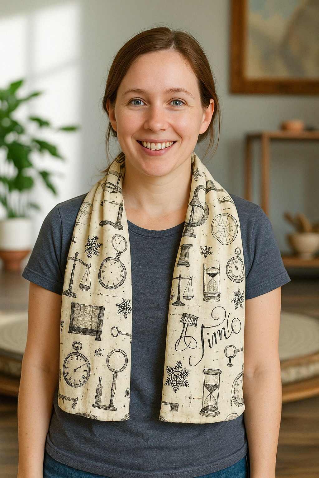 Flaxseed & Rice Neck Pillow – Microwaveable Eco-Friendly