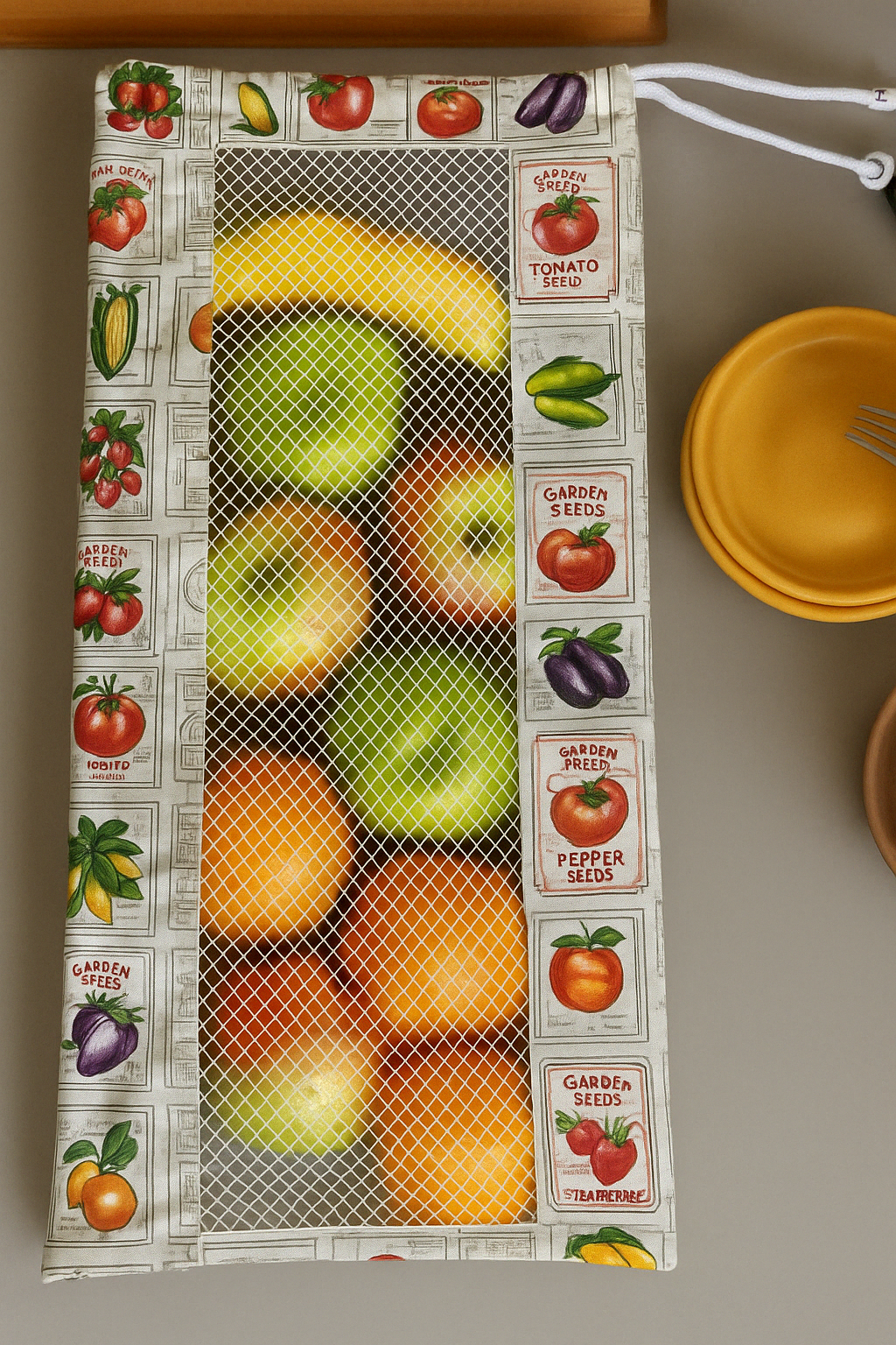 Reusable Produce Bag – Handmade Mesh Market Bag