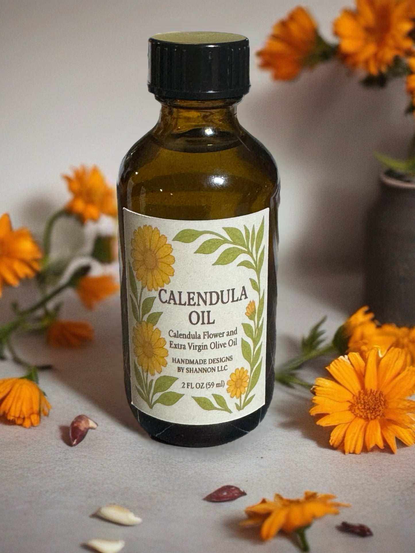 Calendula Oil – Handmade Herbal Infusion for Skin Care (2 oz / 4 oz)