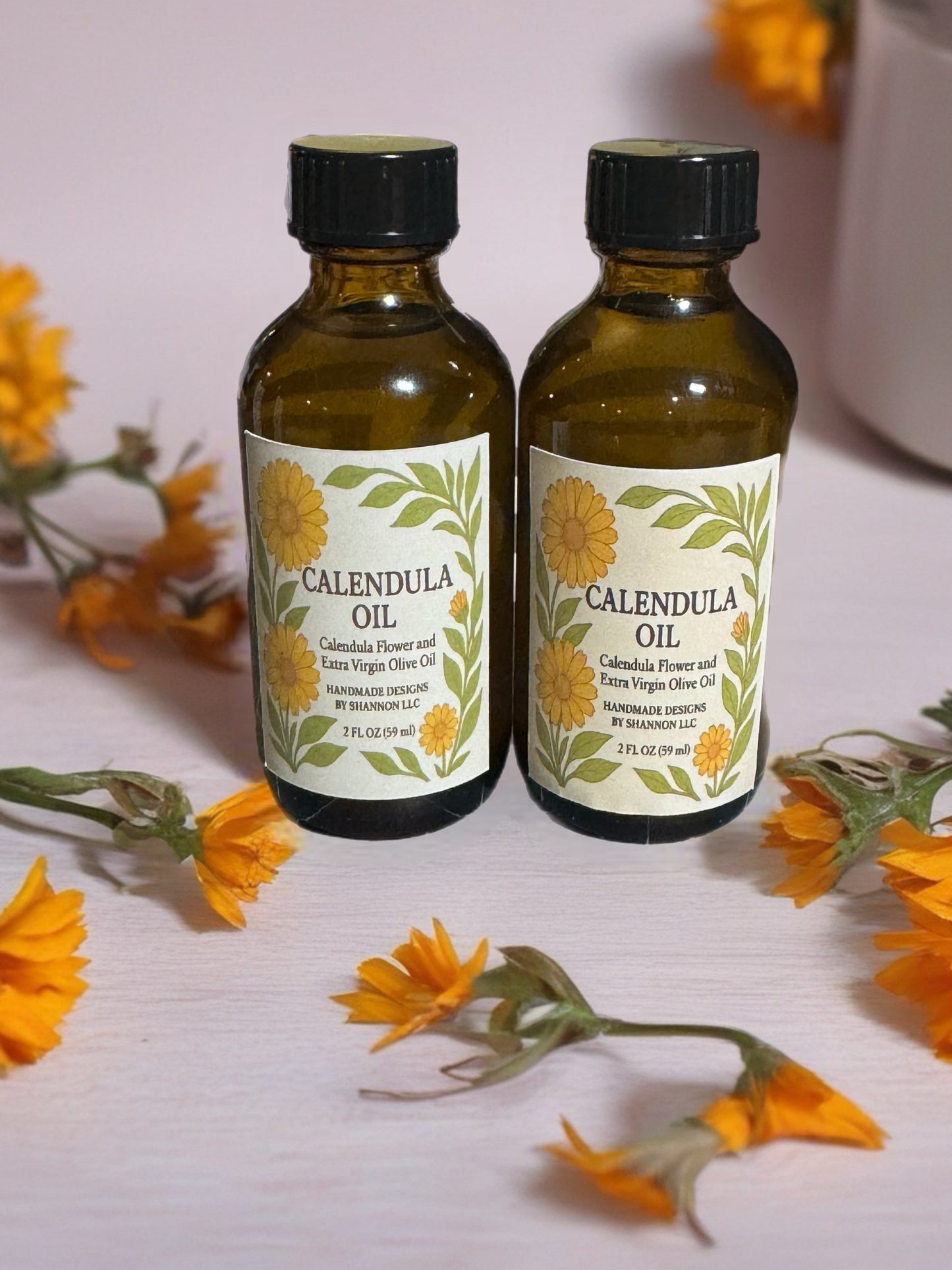 Calendula Oil – Handmade Herbal Infusion for Skin Care (2 oz / 4 oz)