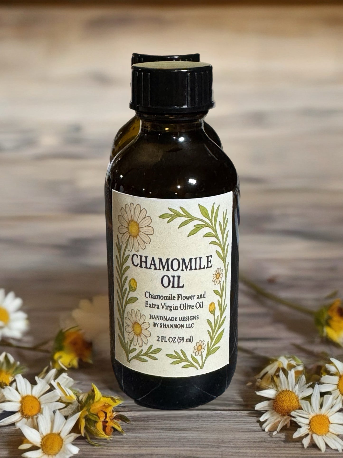 Chamomile-Infused Oil – Calming Herbal Oil for Skin, Hair & Baby Care