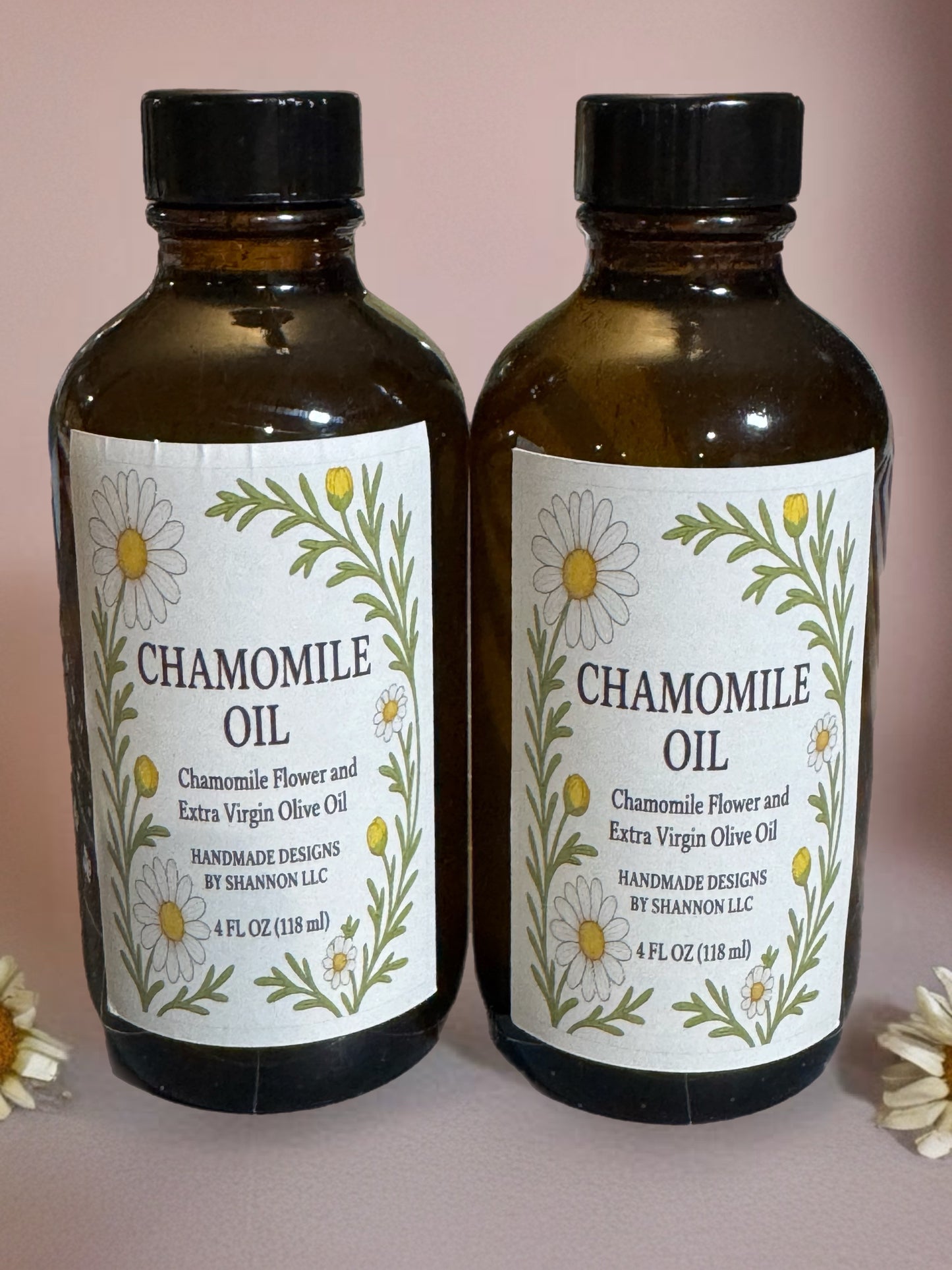 Chamomile-Infused Oil – Calming Herbal Oil for Skin, Hair & Baby Care