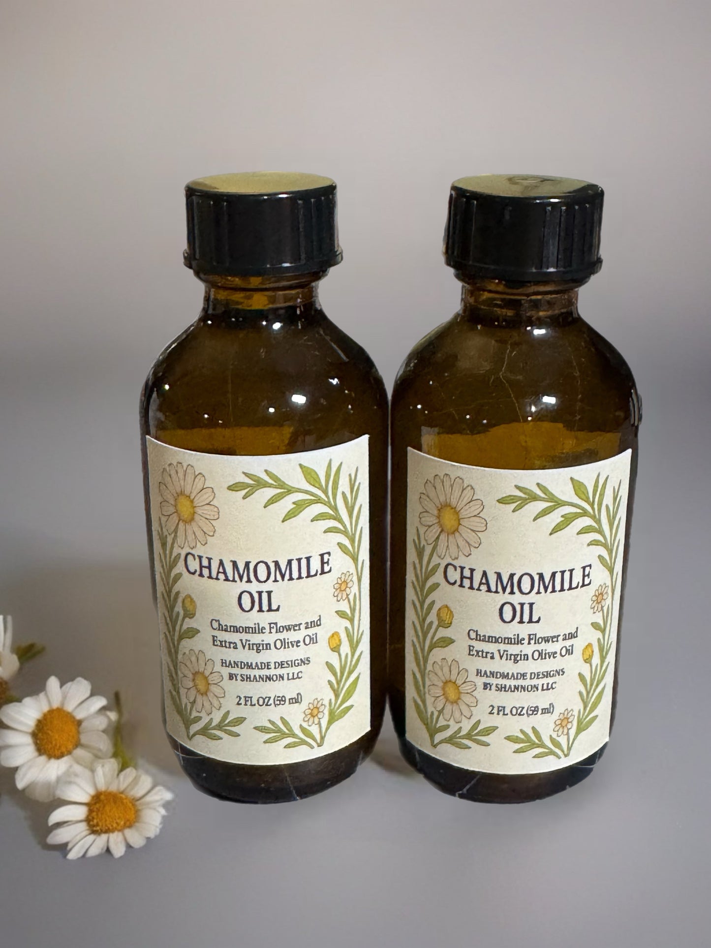 Chamomile-Infused Oil – Calming Herbal Oil for Skin, Hair & Baby Care