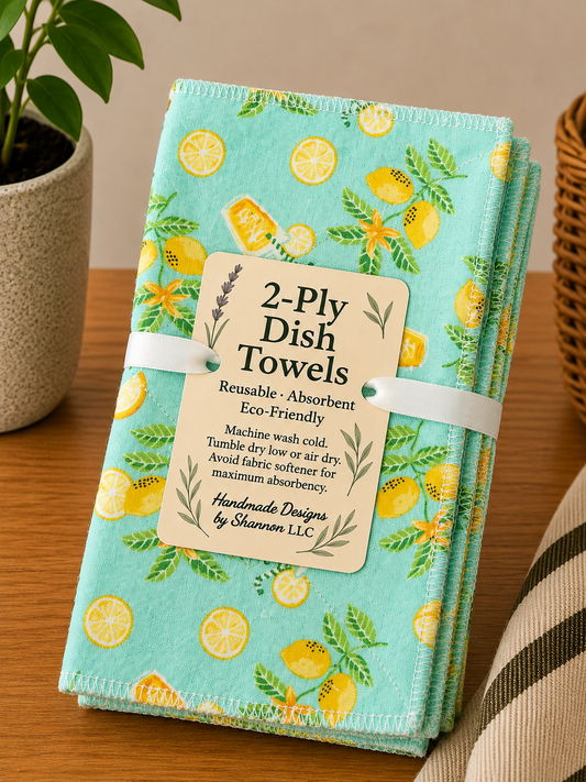 Fresh Squeezed Lemonade 2-Ply Dish Towels
