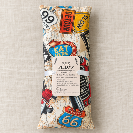 Route 66 Flaxseed & Rice Eye Pillow