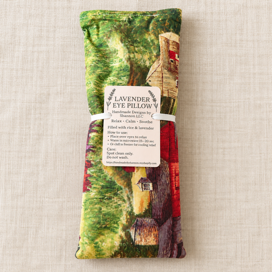 Rustic Farm Flaxseed & Rice Eye Pillow