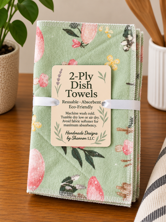 Spring Garden 2-Ply Dish Towels – Set of 2