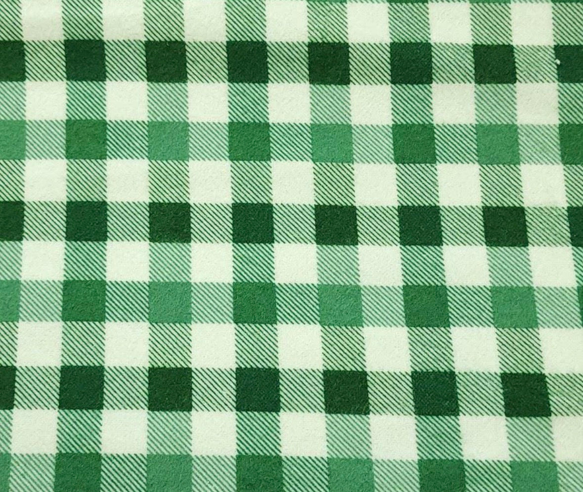 Green Buffalo Plaid 2-Ply Reusable Dish Towels