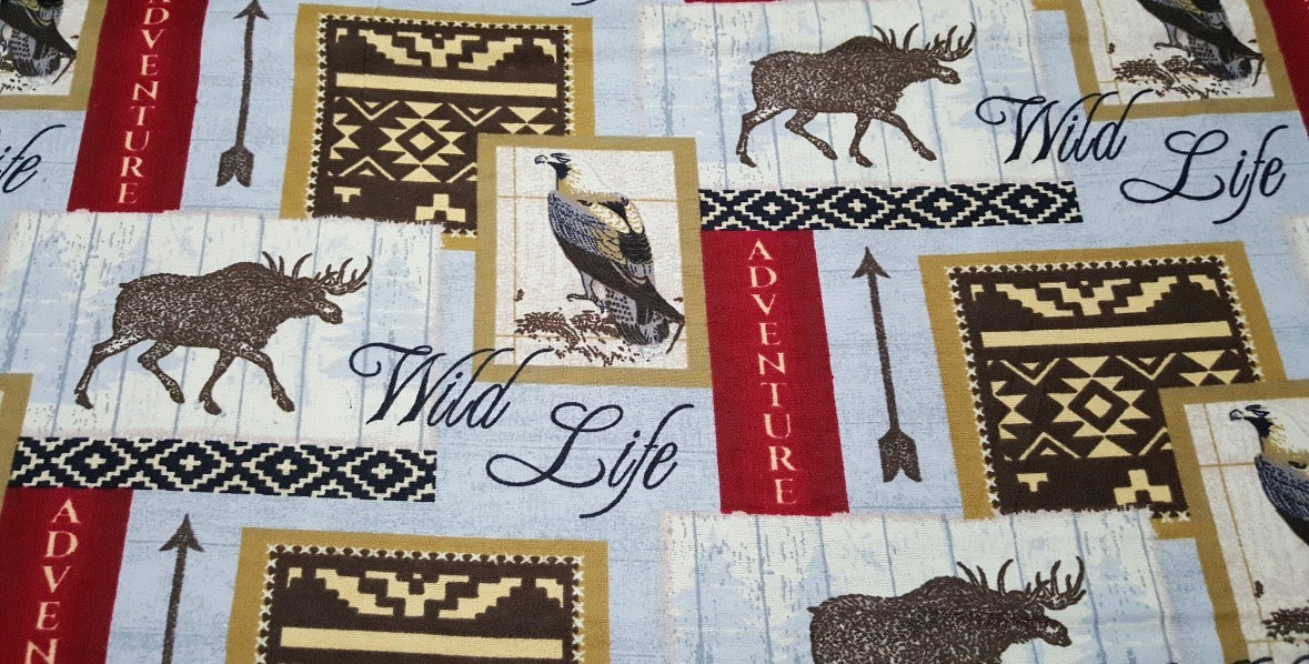 Reusable Paper Towels – Wild Adventure Moose & Outdoors – Set of 6