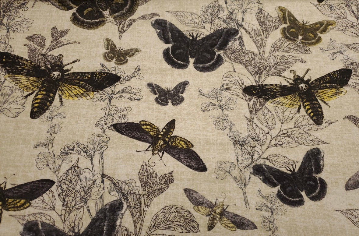 Vintage Moths & Butterflies Reusable Paper Towels – Set of 6