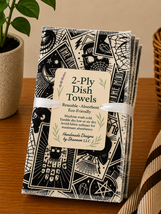 Mystic Tarot – 2-Ply Reusable Dish Towels