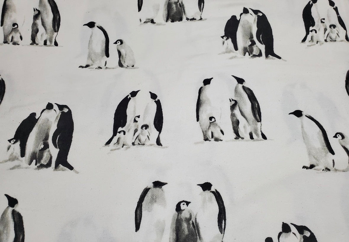 Penguin Family Reusable Paper Towels – Set of 6 | Eco-Friendly Cotton Flannel