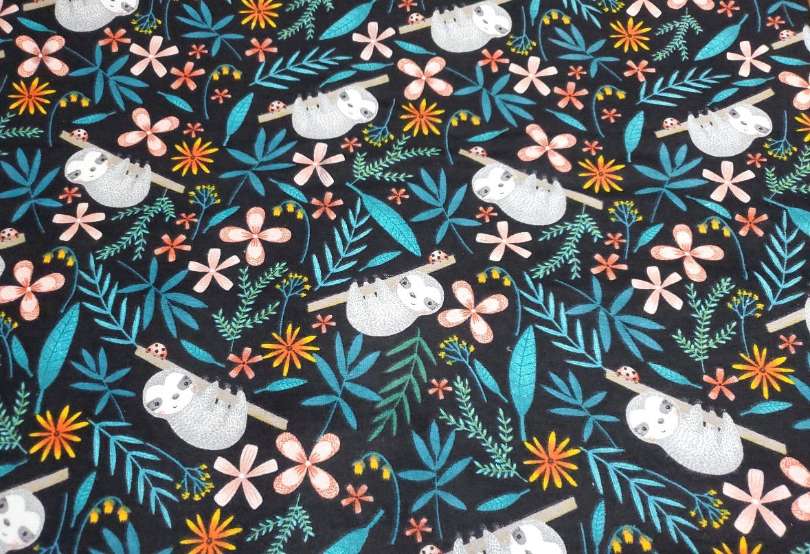 Tropical Sloth Garden 2-Ply Dish Towels