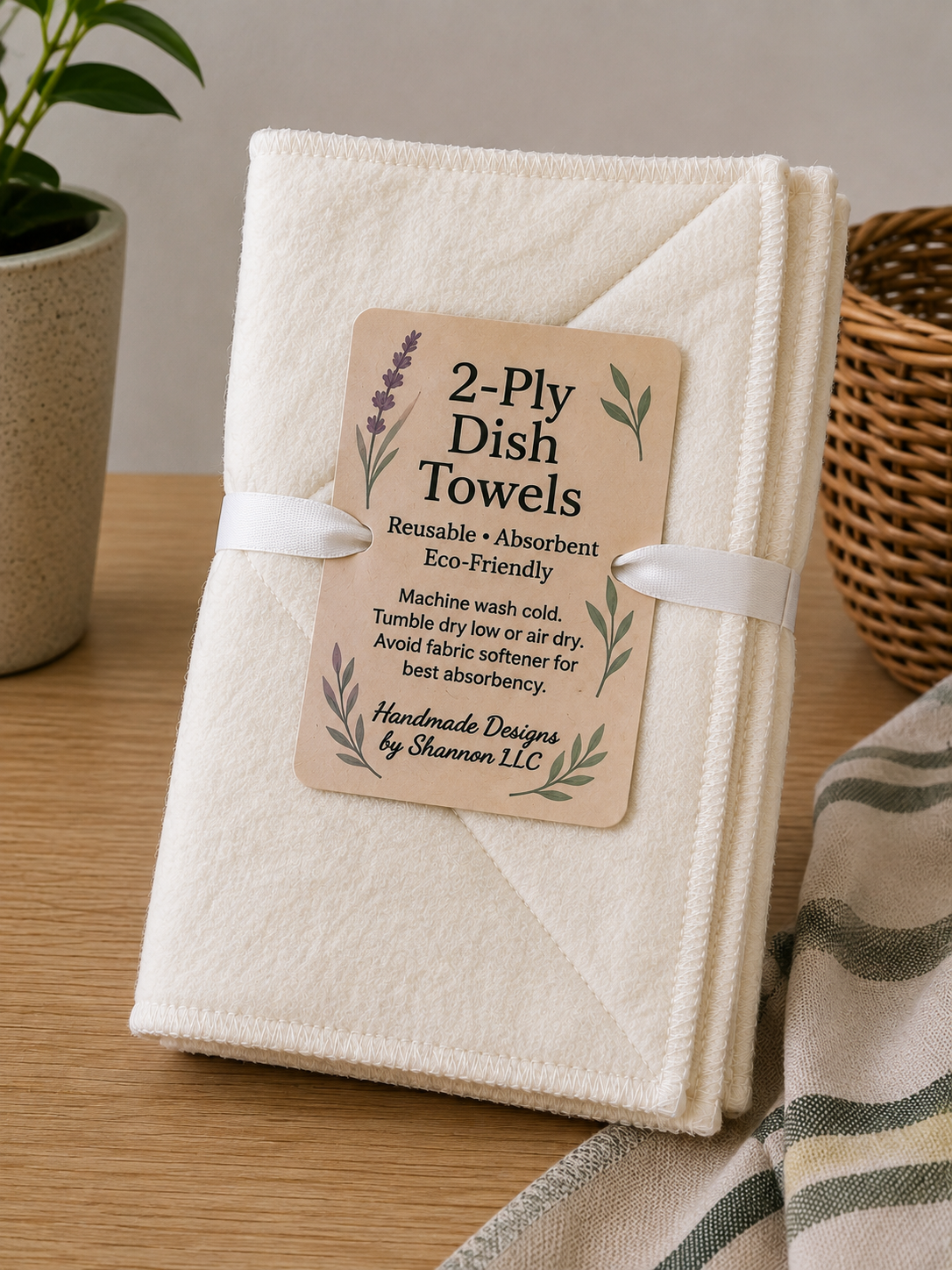 Solid White 100% Cotton Flannel
