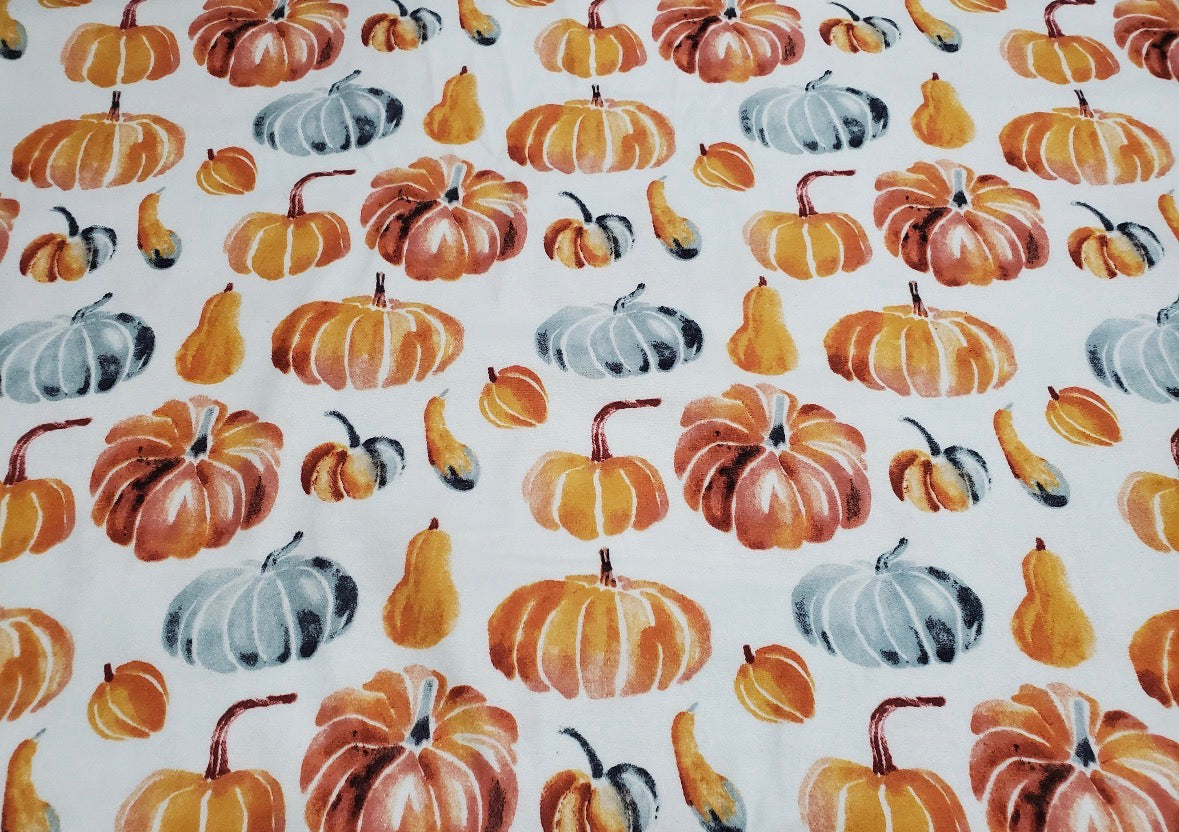 Watercolor Autumn Pumpkins & Gourds 2-Ply Dish Towels