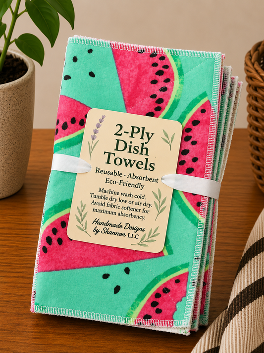 Watermelon Splash 2-Ply Dish Towels